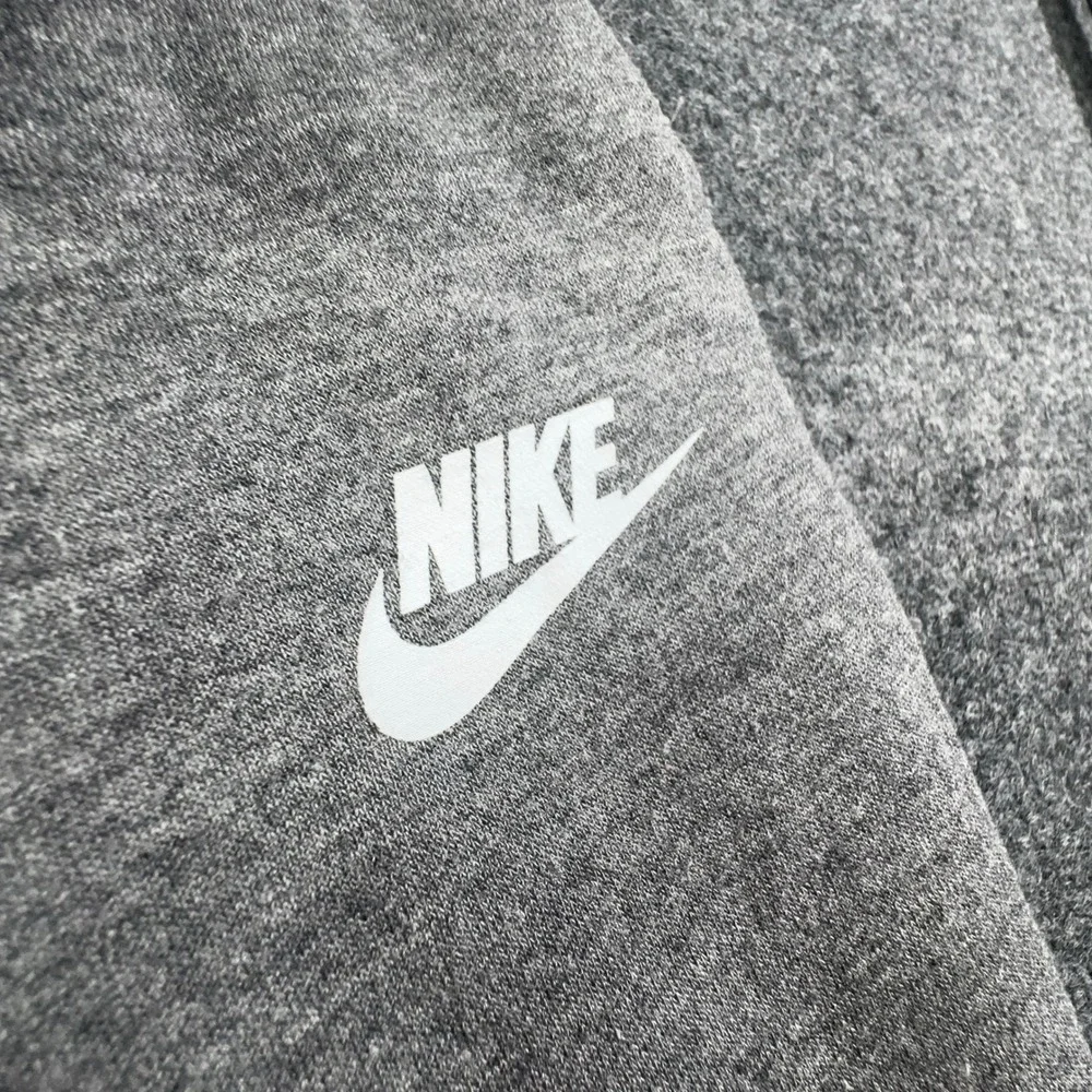 Nike Mens Sportswear Club Fleece Sweatpants Gray Open Hem XL EUC